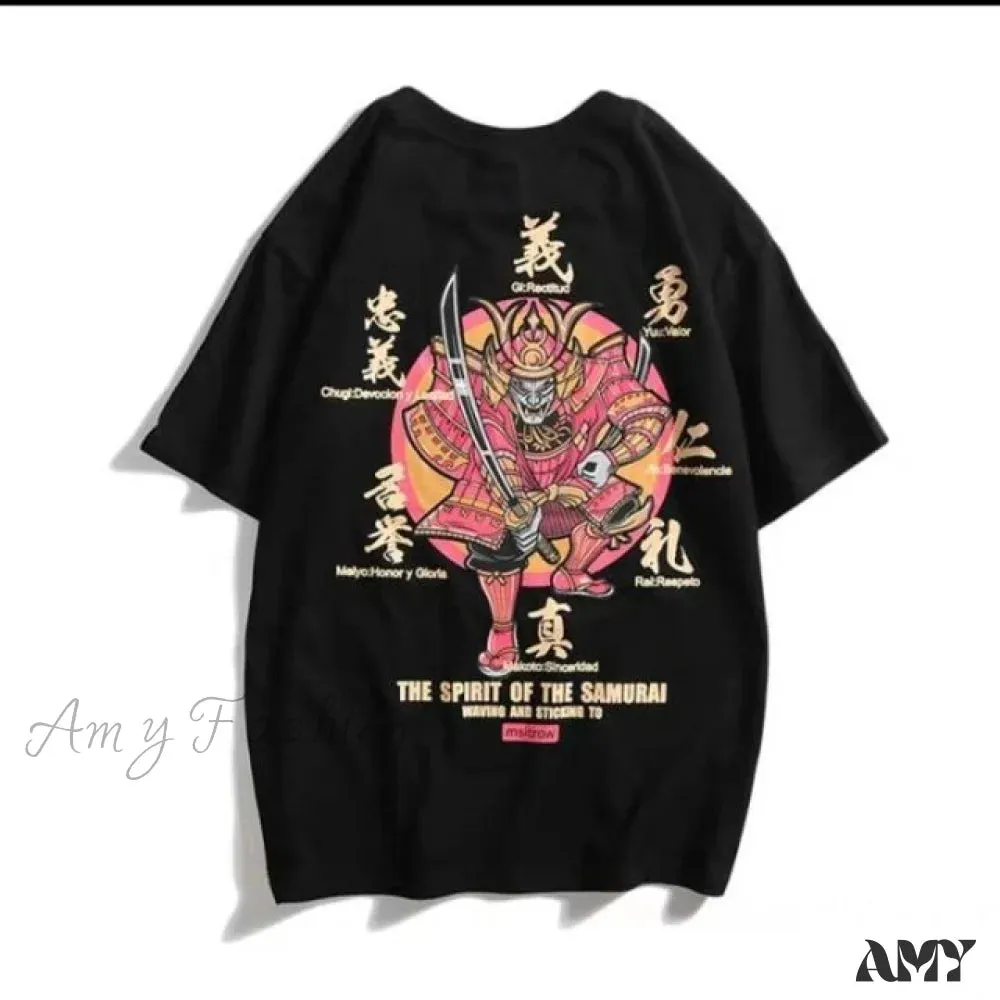 Amy Fashion - White Cartoon Female Kawaii Tops Tee