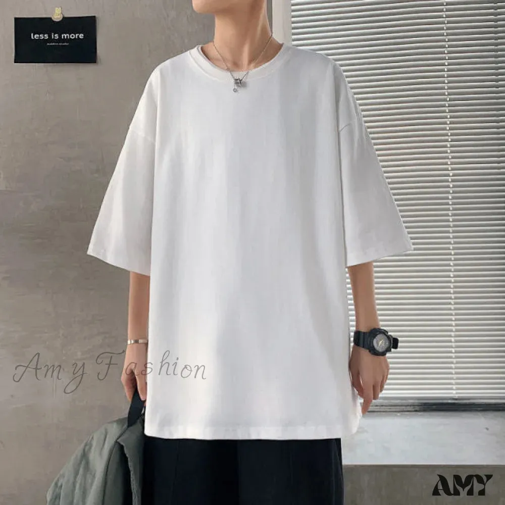 Amy Fashion - White Cartoon Female Kawaii Tops Tee