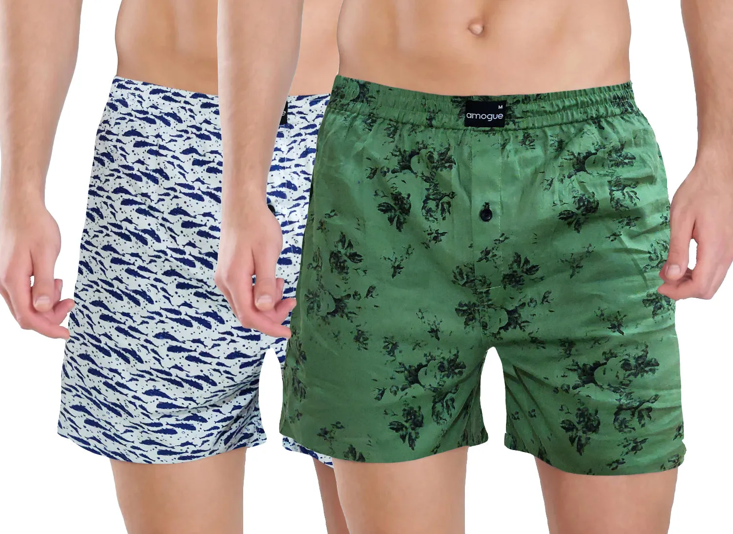 BlueWhale GreenLeaf 2 Boxers Combo