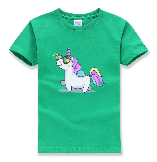 Cartoon Unicorn T-Shirt