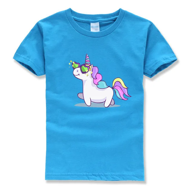 Cartoon Unicorn T-Shirt
