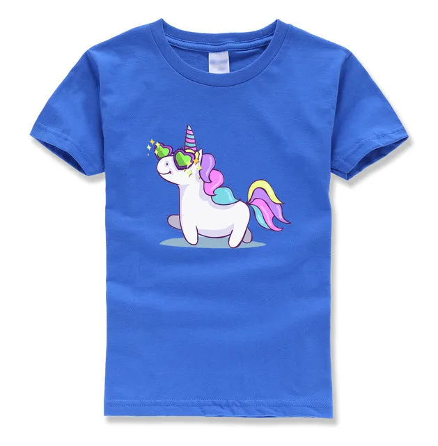 Cartoon Unicorn T-Shirt
