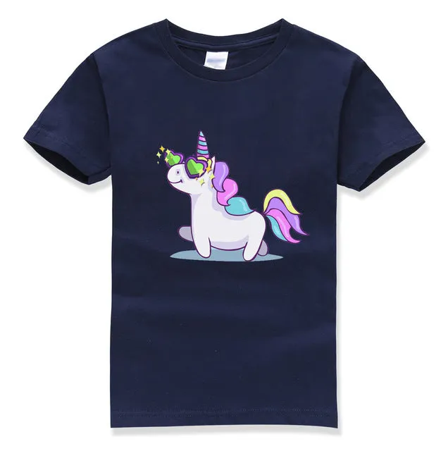 Cartoon Unicorn T-Shirt
