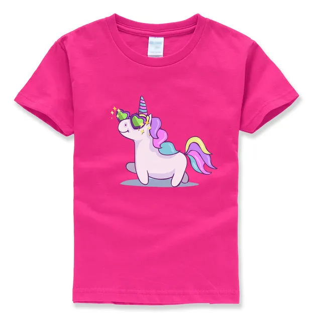 Cartoon Unicorn T-Shirt