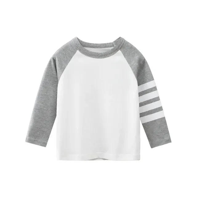 Children Boys Clothing Toddler Kids Long Sleeves T-shirts for Girl Boy Tops Tees Baby Astronaut Dinosaur T Shirt
