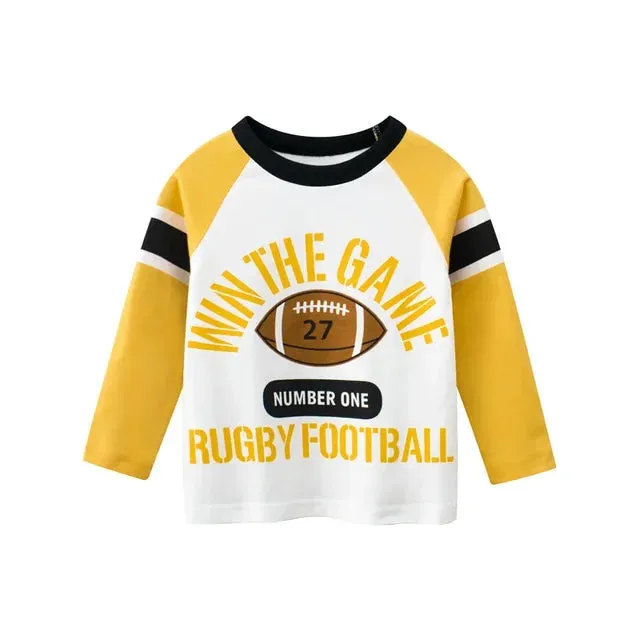 Children Boys Clothing Toddler Kids Long Sleeves T-shirts for Girl Boy Tops Tees Baby Astronaut Dinosaur T Shirt