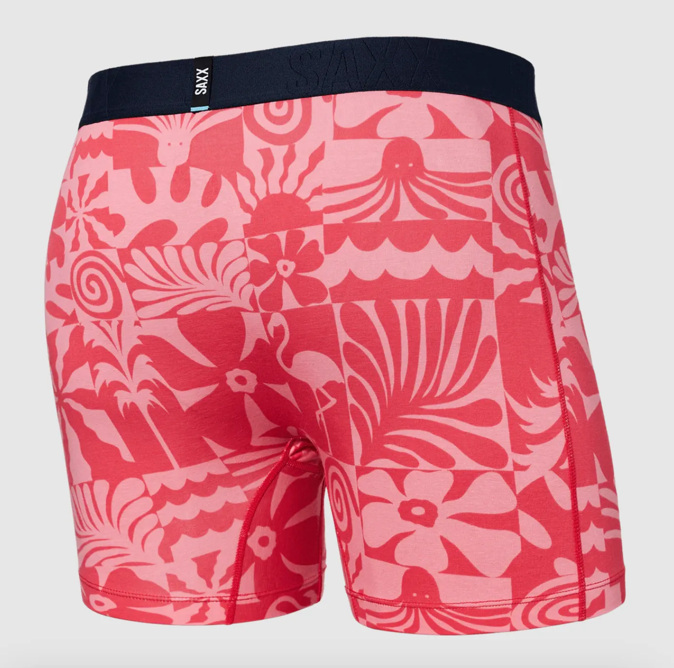 Cooling Cotton Boxer Brief East Coast-Hibiscus