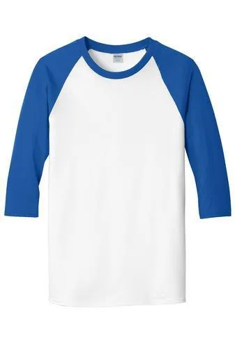 Custom Adult Dryblend 3/4 Sleeve Raglan T-Shirt  5700