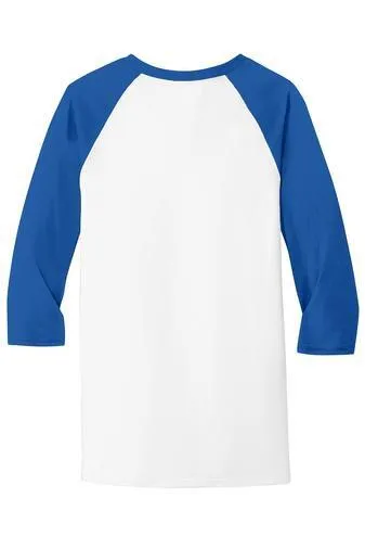 Custom Adult Dryblend 3/4 Sleeve Raglan T-Shirt  5700