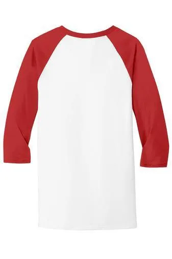 Custom Adult Dryblend 3/4 Sleeve Raglan T-Shirt  5700