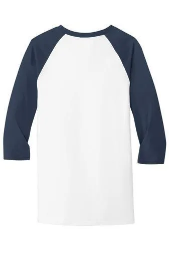 Custom Adult Dryblend 3/4 Sleeve Raglan T-Shirt  5700