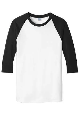 Custom Adult Dryblend 3/4 Sleeve Raglan T-Shirt  5700