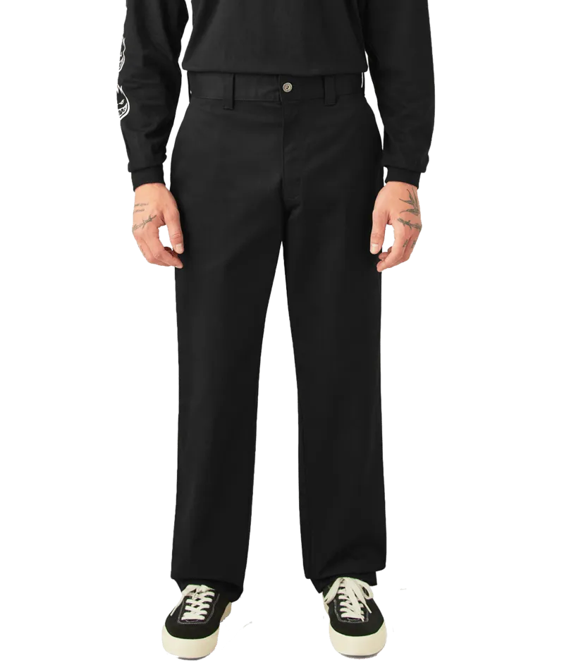 Dickies x Spitfire Regular Fit Pant W/ Flannel Cuff - Black