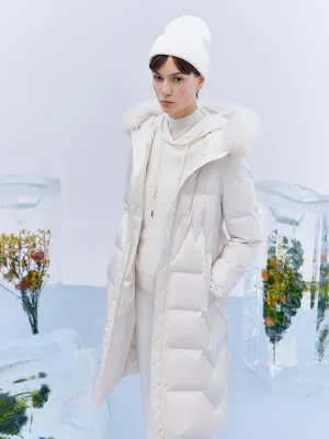 Gathered Waist Goose Down Coats
