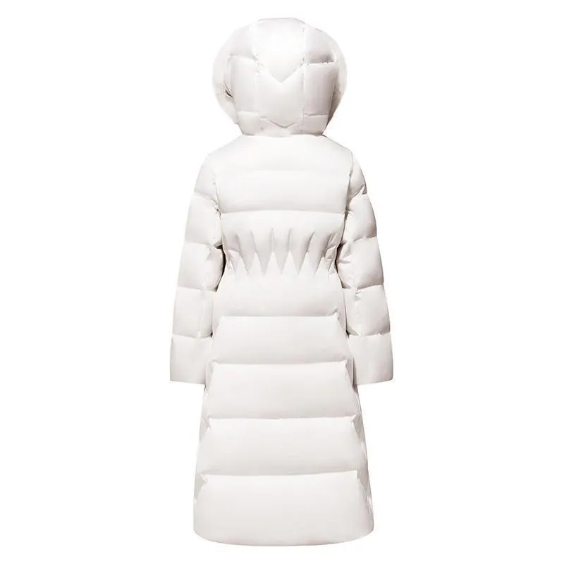 Gathered Waist Goose Down Coats