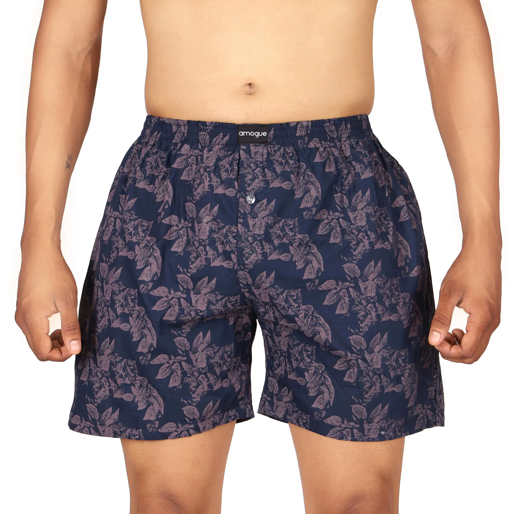 GreyBusy PurpleLeaf BlackLeaf BlackSelf Combo Boxers