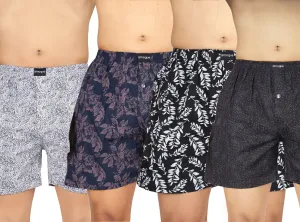 GreyBusy PurpleLeaf BlackLeaf BlackSelf Combo Boxers