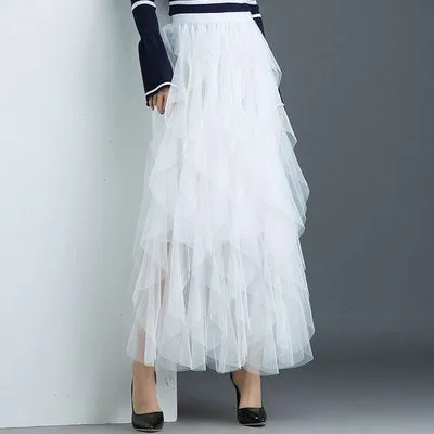 irregular Tulle Skirts