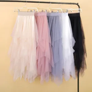 irregular Tulle Skirts