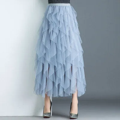 irregular Tulle Skirts