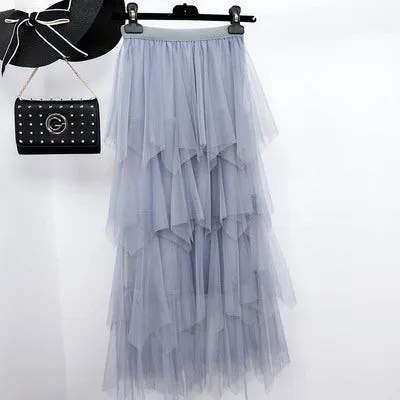 irregular Tulle Skirts