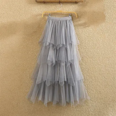 irregular Tulle Skirts