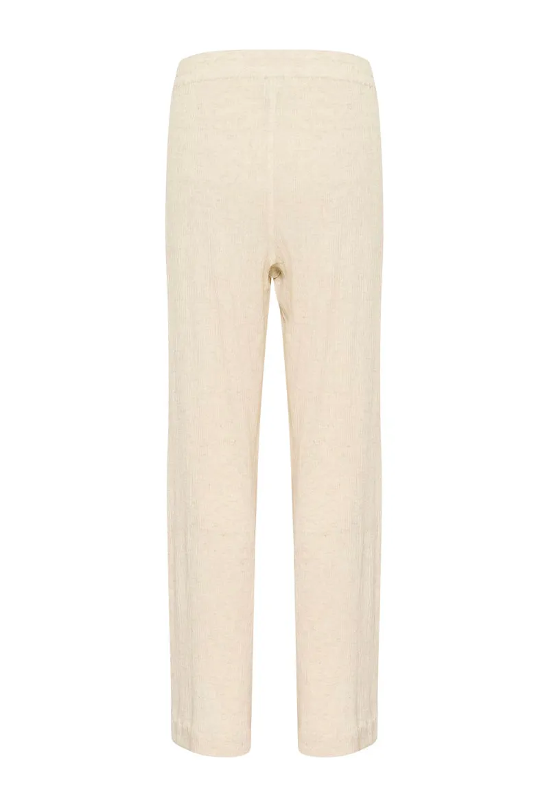 KAFFE KAgitte Trousers Feather Gray Melange