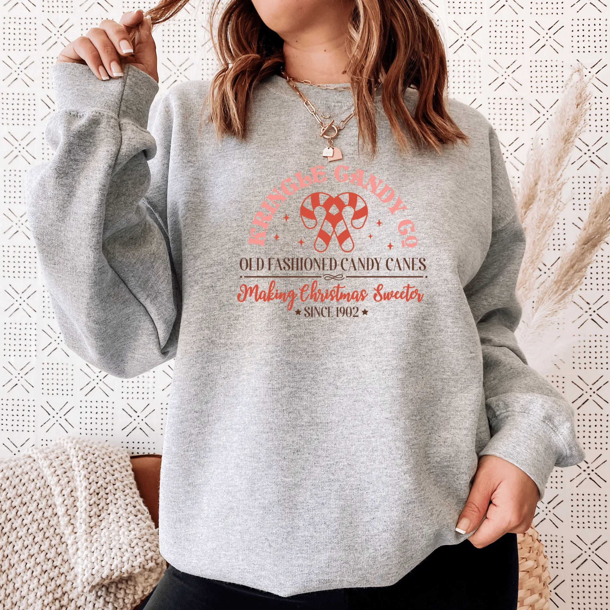 Kringle Candy Christmas Sweatshirt