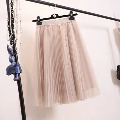 Midi Tulle Skirts