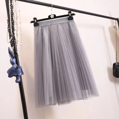 Midi Tulle Skirts