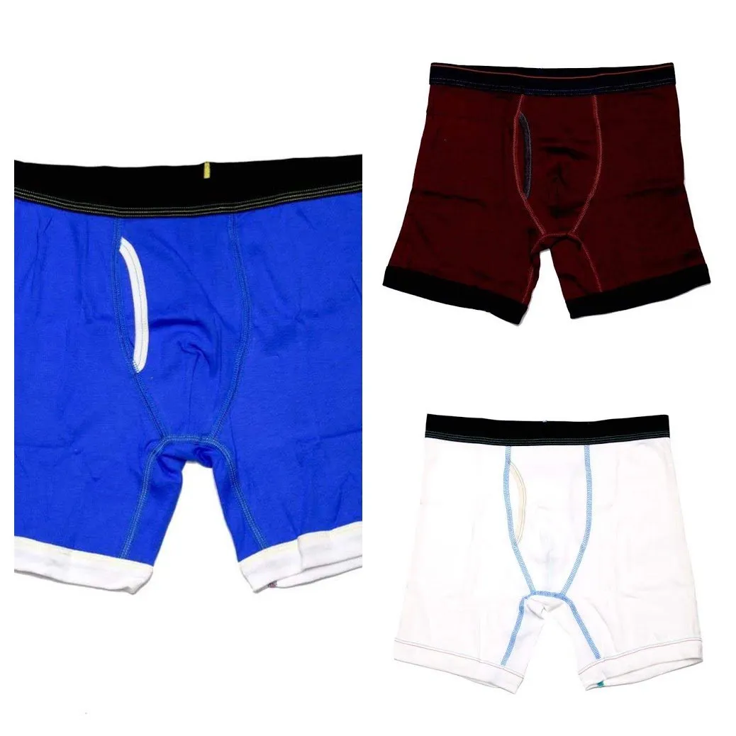 Pack of 3 - Mascot Mens Boxers - Colourful - Pure Cotton