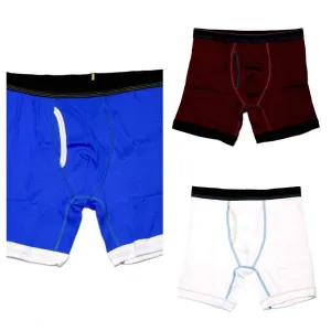 Pack of 3 - Mascot Mens Boxers - Colourful - Pure Cotton