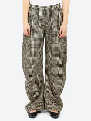 Plaid Tailored Trousers