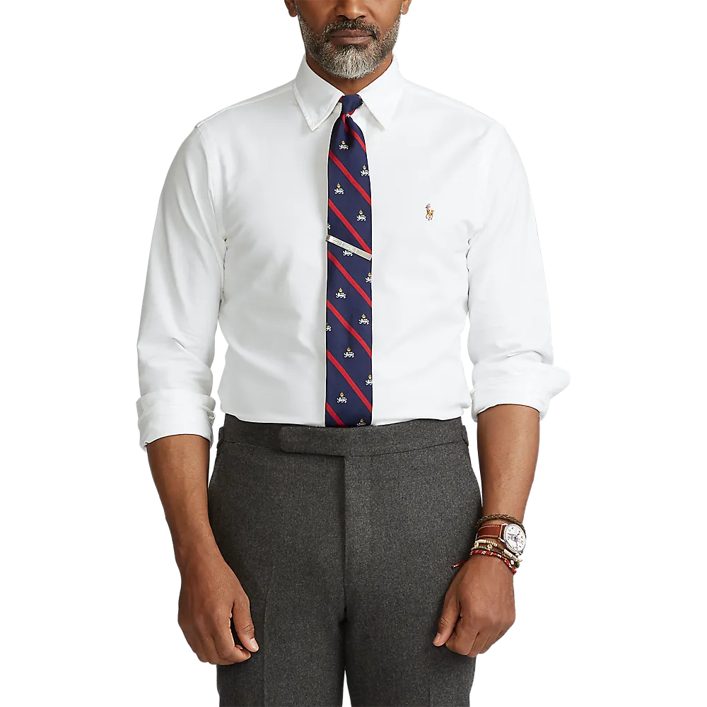 Polo Ralph Lauren Men’s Long Sleeve Stretch Oxford Sport Shirt – Slim Fit