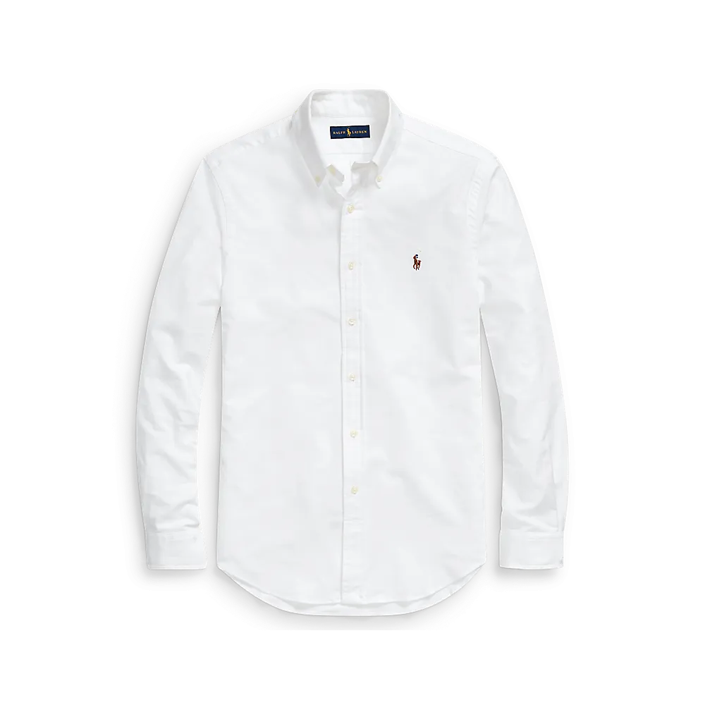 Polo Ralph Lauren Men’s Long Sleeve Stretch Oxford Sport Shirt – Slim Fit