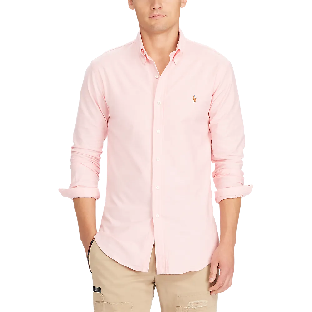Polo Ralph Lauren Men’s Long Sleeve Stretch Oxford Sport Shirt – Slim Fit