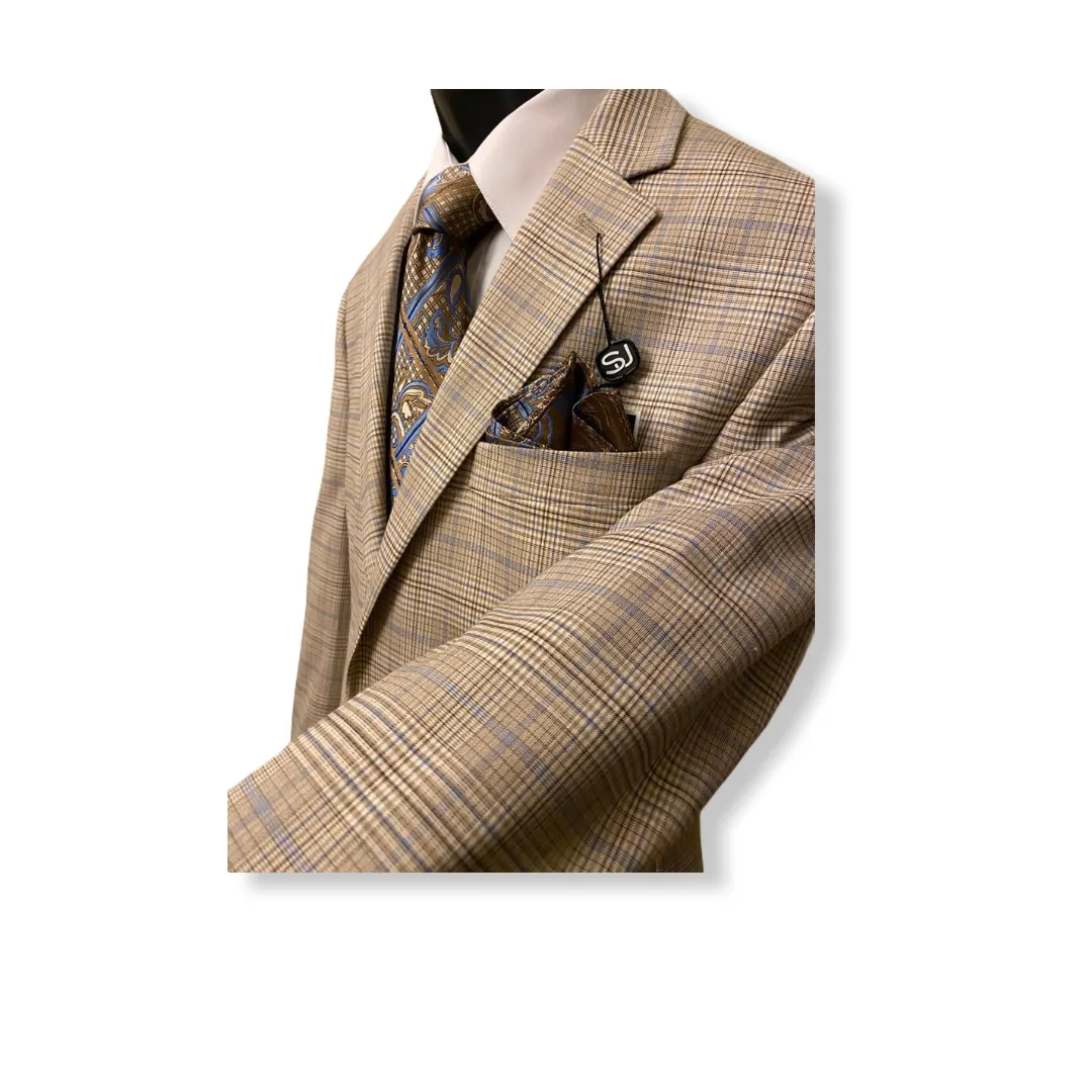 Sean John Plaid 2pc. Suit