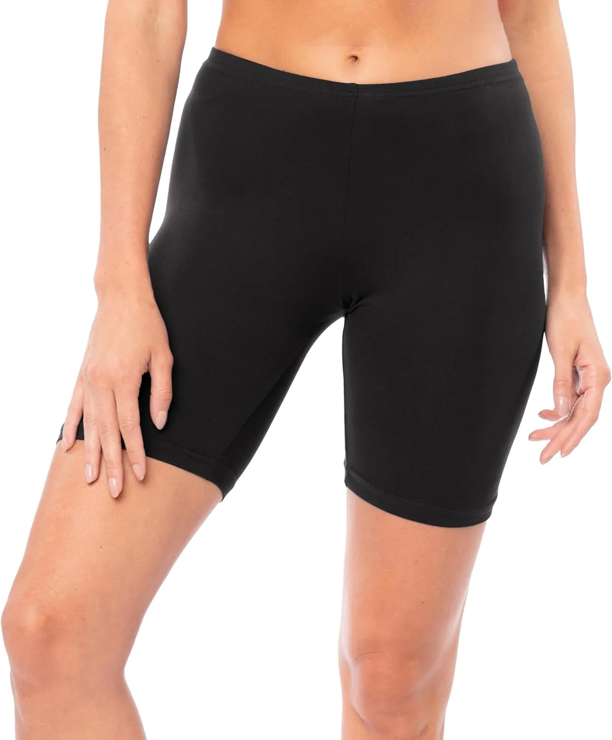 Sexy Basics Womens Ultra Soft Yoga Bike Short | Stretch Boxer Briefs | Multi Packs
