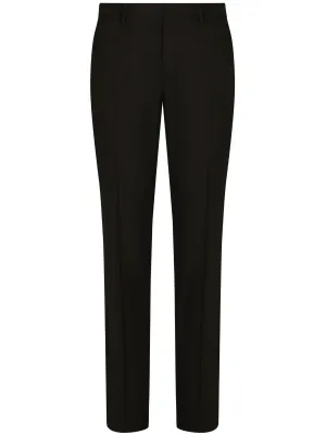 Tailored Slim-Cut Trousers