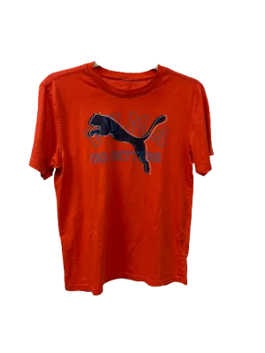 Vintage Go Getters Puma Red T-Shirt Small