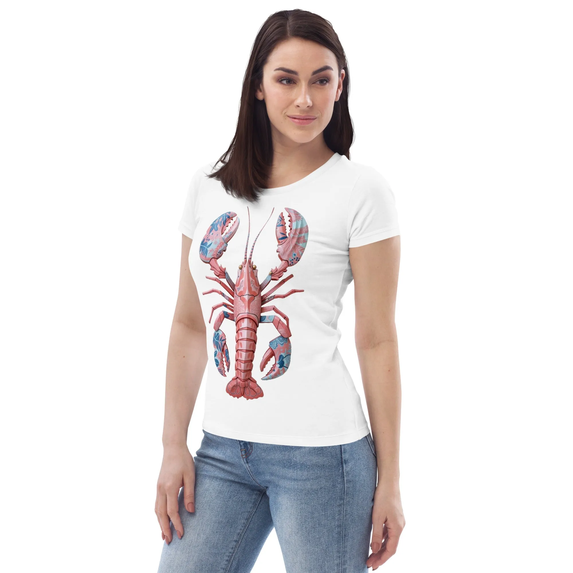 Women's EcoLuxe Lobster Fitted Tee - Freycinet Peninsula